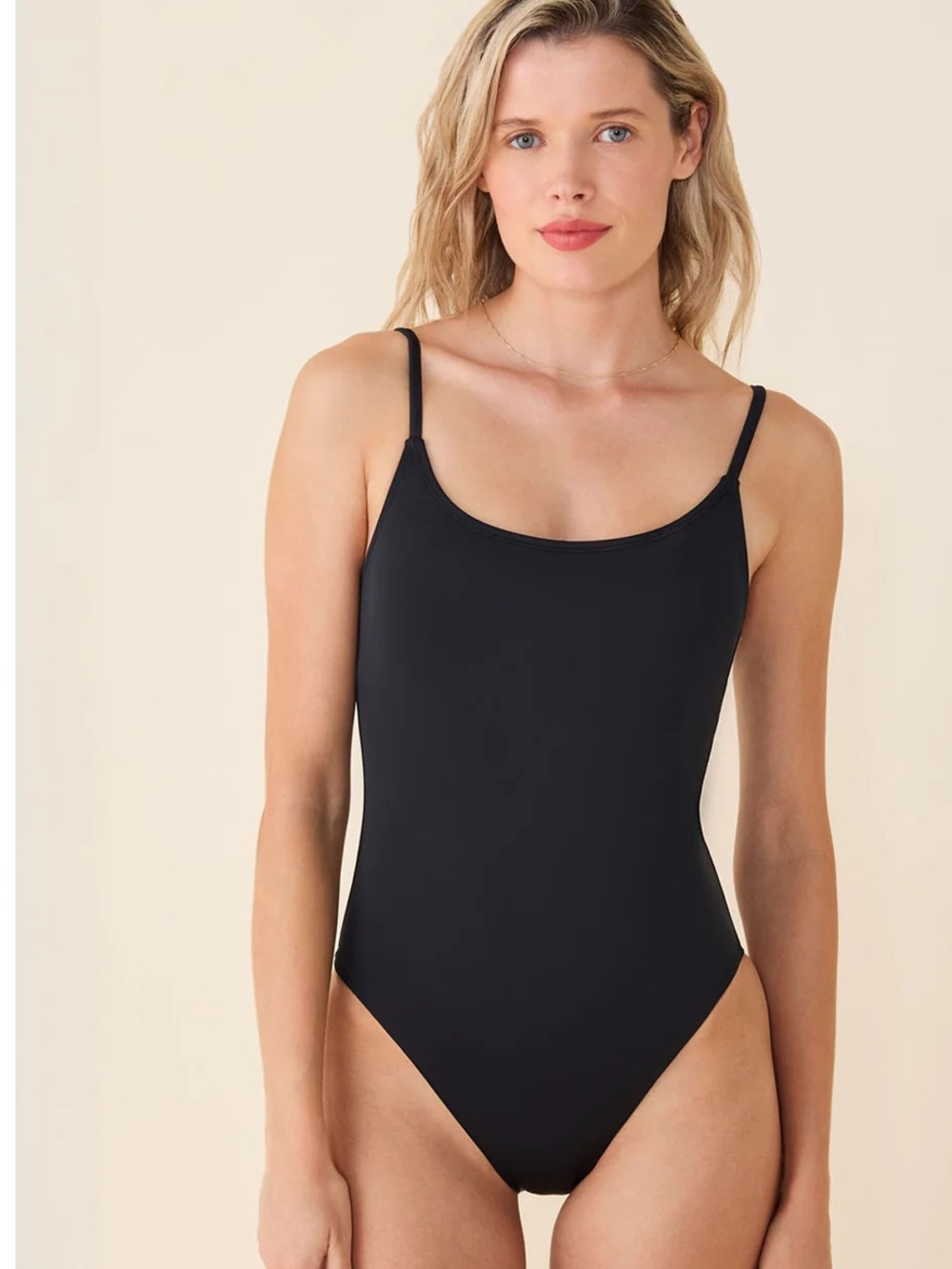 Andie Amalfi cheeky one piece bathing suit black size ST